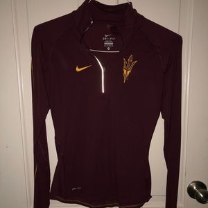 ASU Nike Dri-fit Quarter Zip